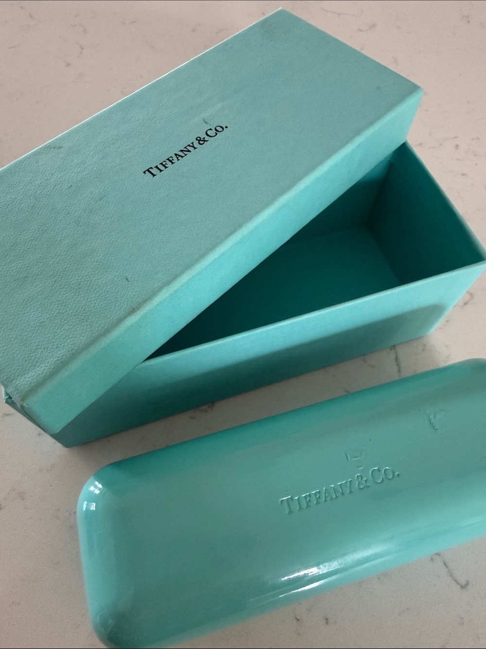 Tiffany and Company original glass case or jewelry case